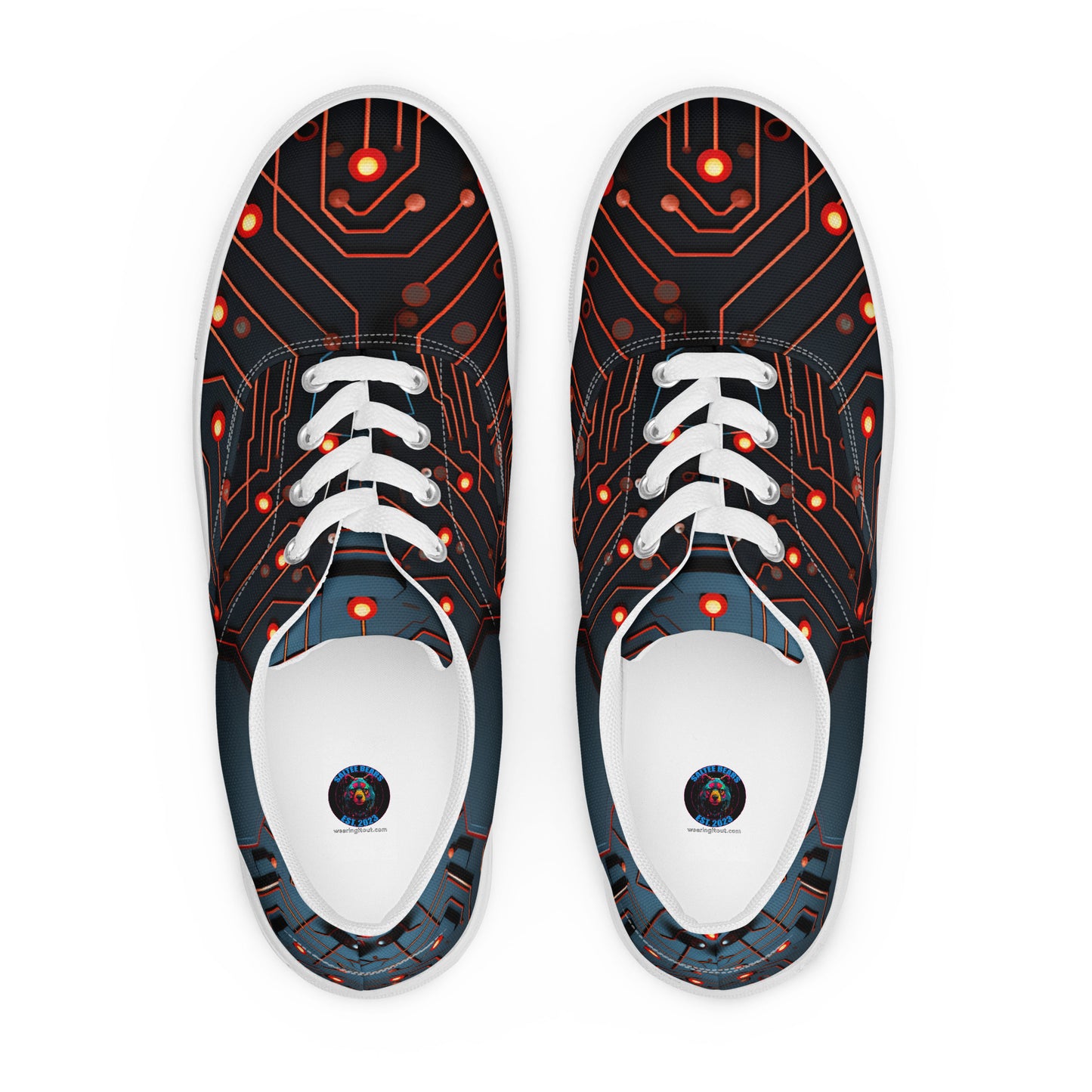 Circuit Party 001 Men’s Lace-Up Canvas Shoes