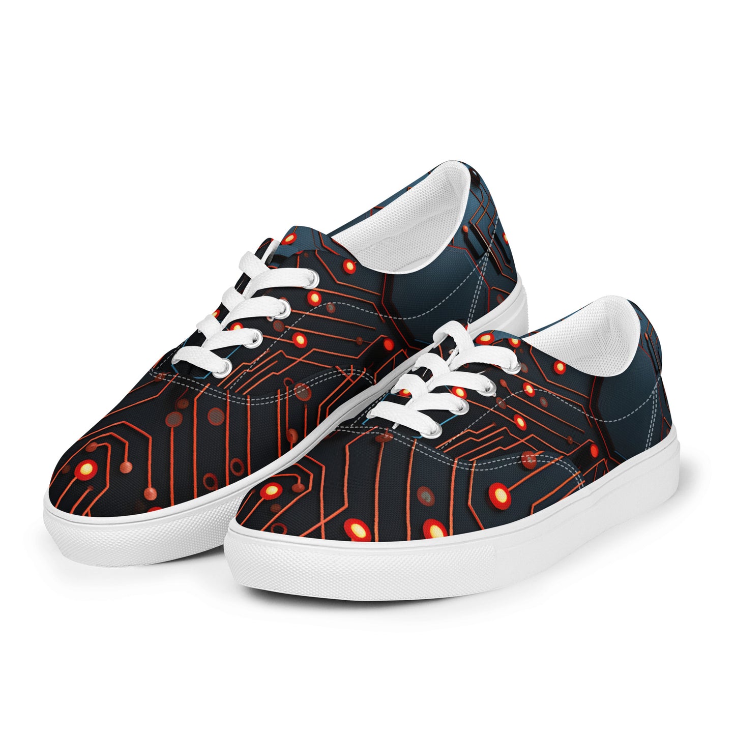 Circuit Party 001 Men’s Lace-Up Canvas Shoes