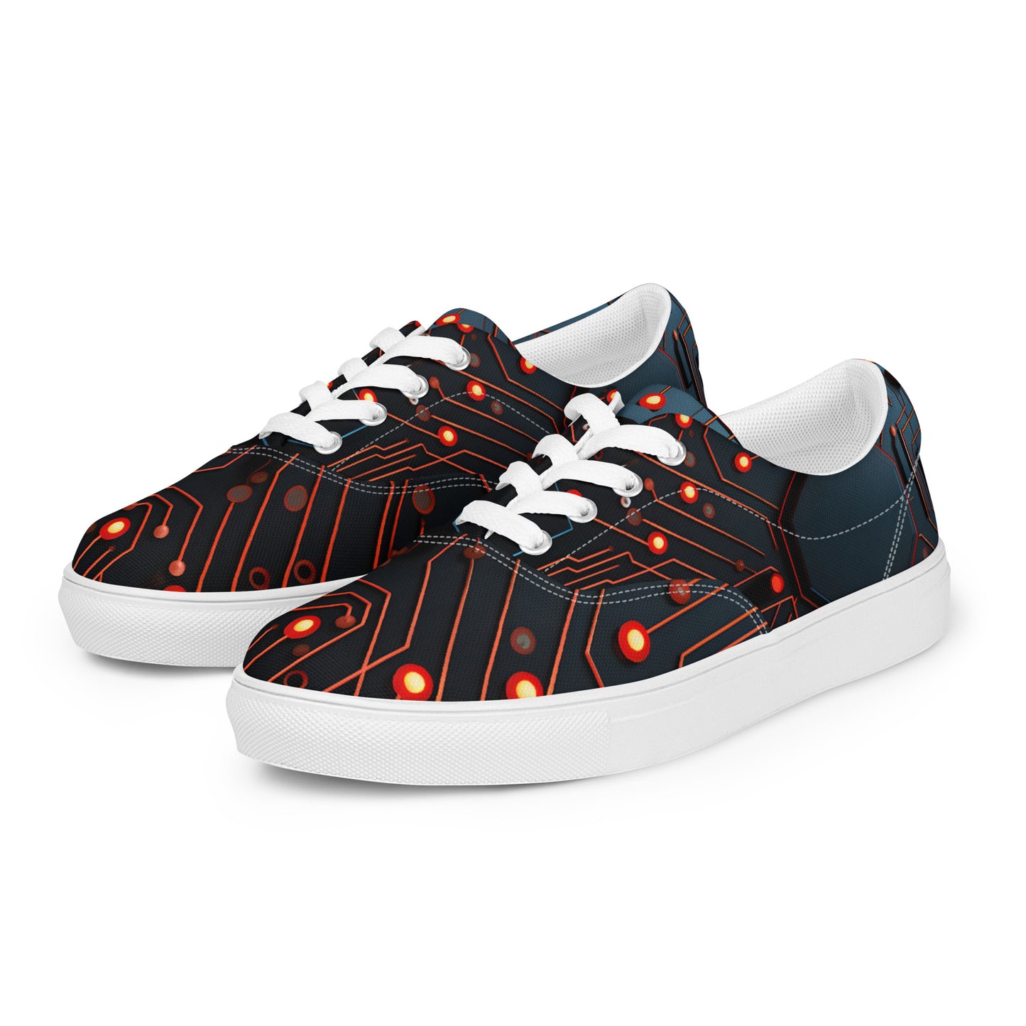 Circuit Party 001 Men’s Lace-Up Canvas Shoes