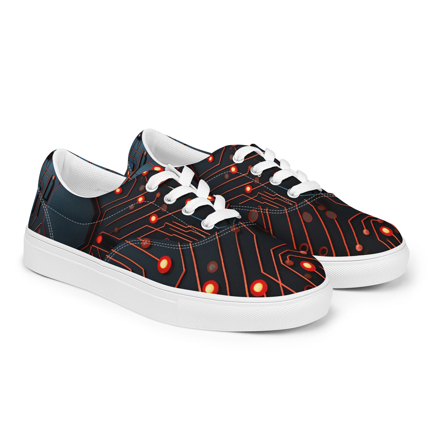 Circuit Party 001 Men’s Lace-Up Canvas Shoes