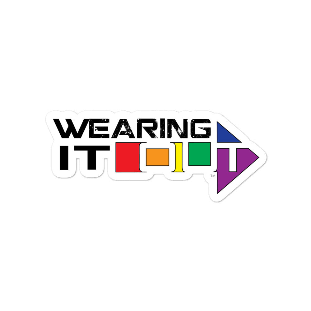 Wearing It OUT Sticker