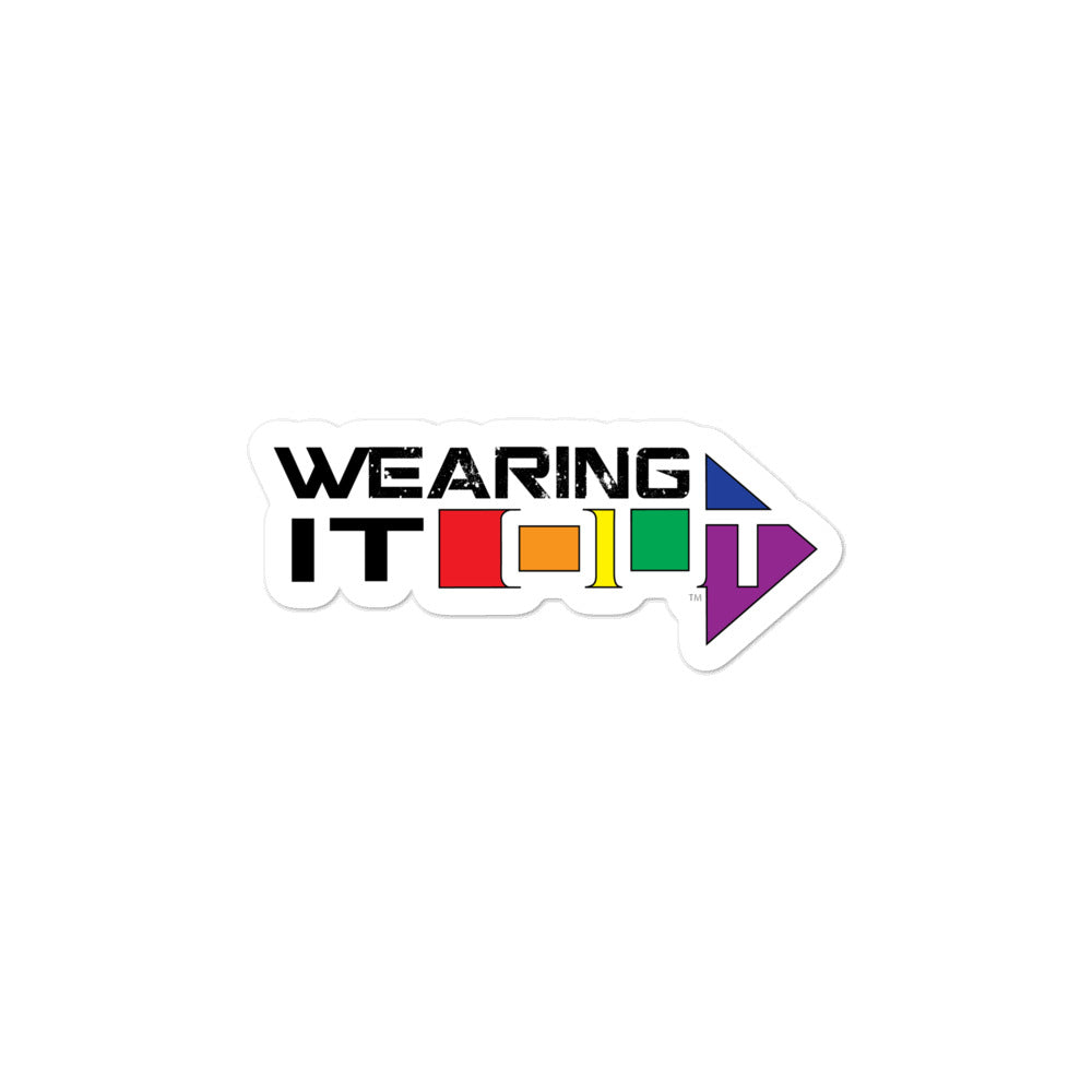 Wearing It OUT Sticker