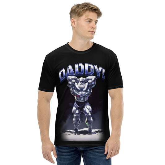 Metal Muscle Daddy Pose Men's All Over Print T-Shirt