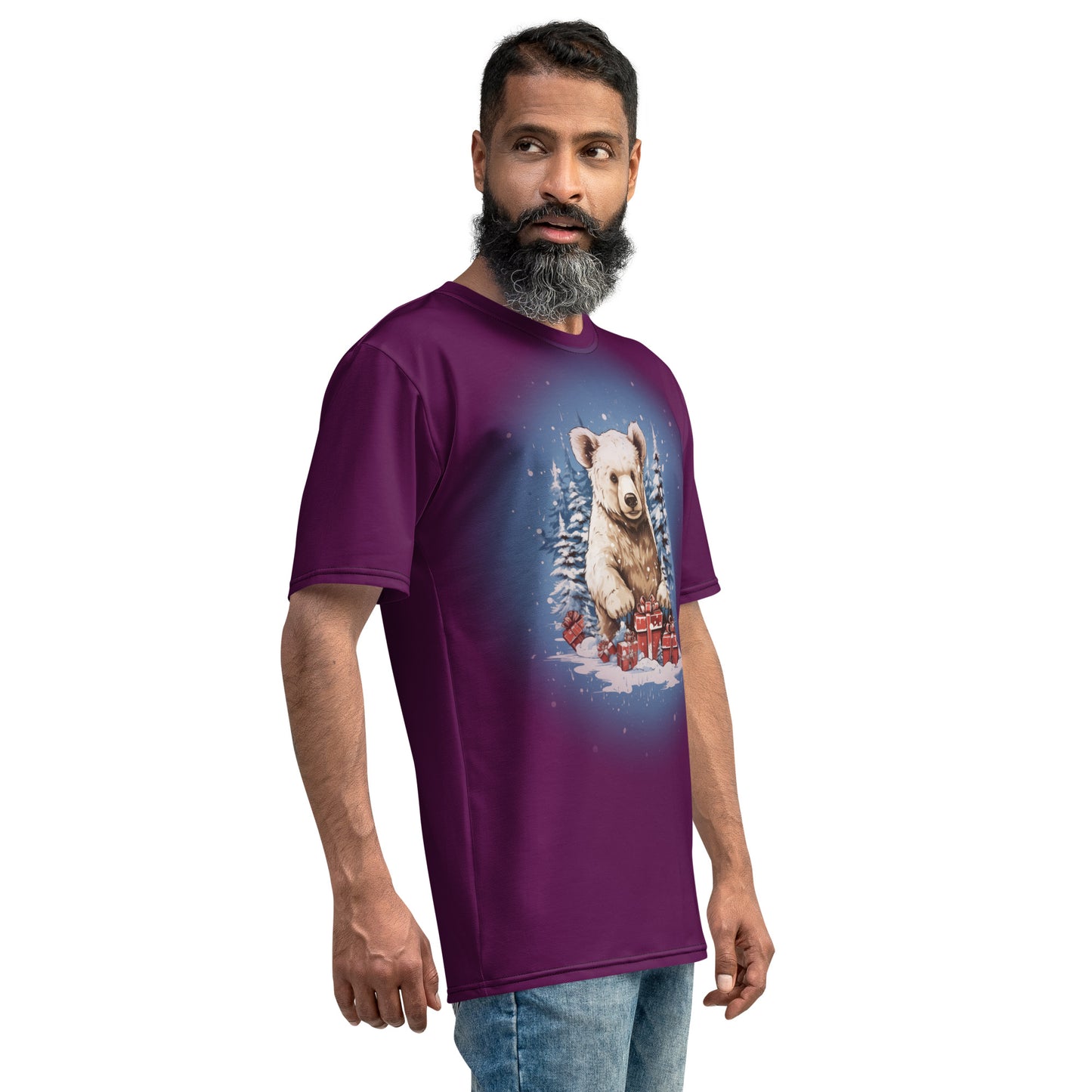 Christmas Cub Tyrion Purple  All Over Print Men's t-shirt
