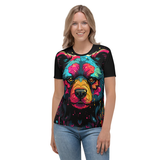 Gauche Bear Ladies’ All Over Print T-Shirt