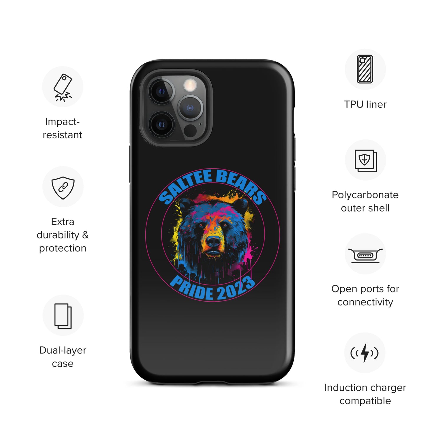 Saltee Bear Pride 2023 Tough Case for iPhone®