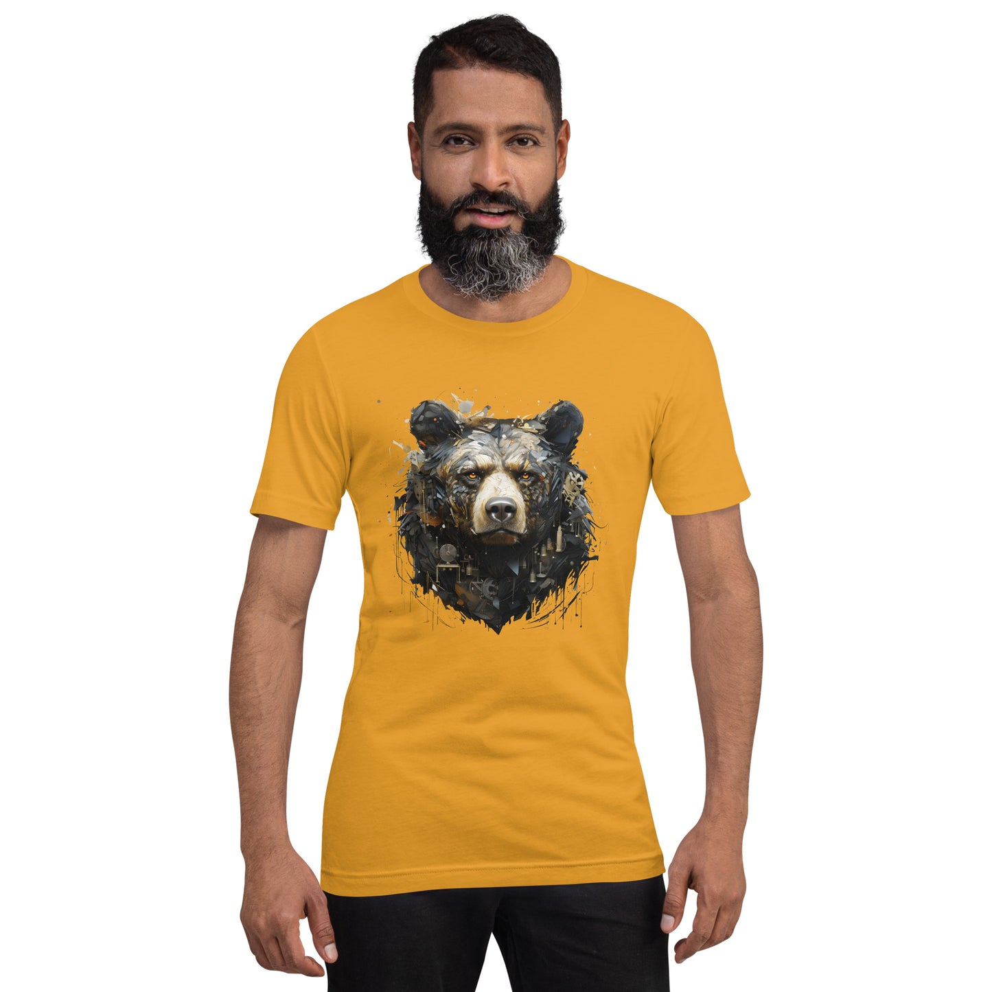Cyberpunk Black Bear Men's T-Shirt